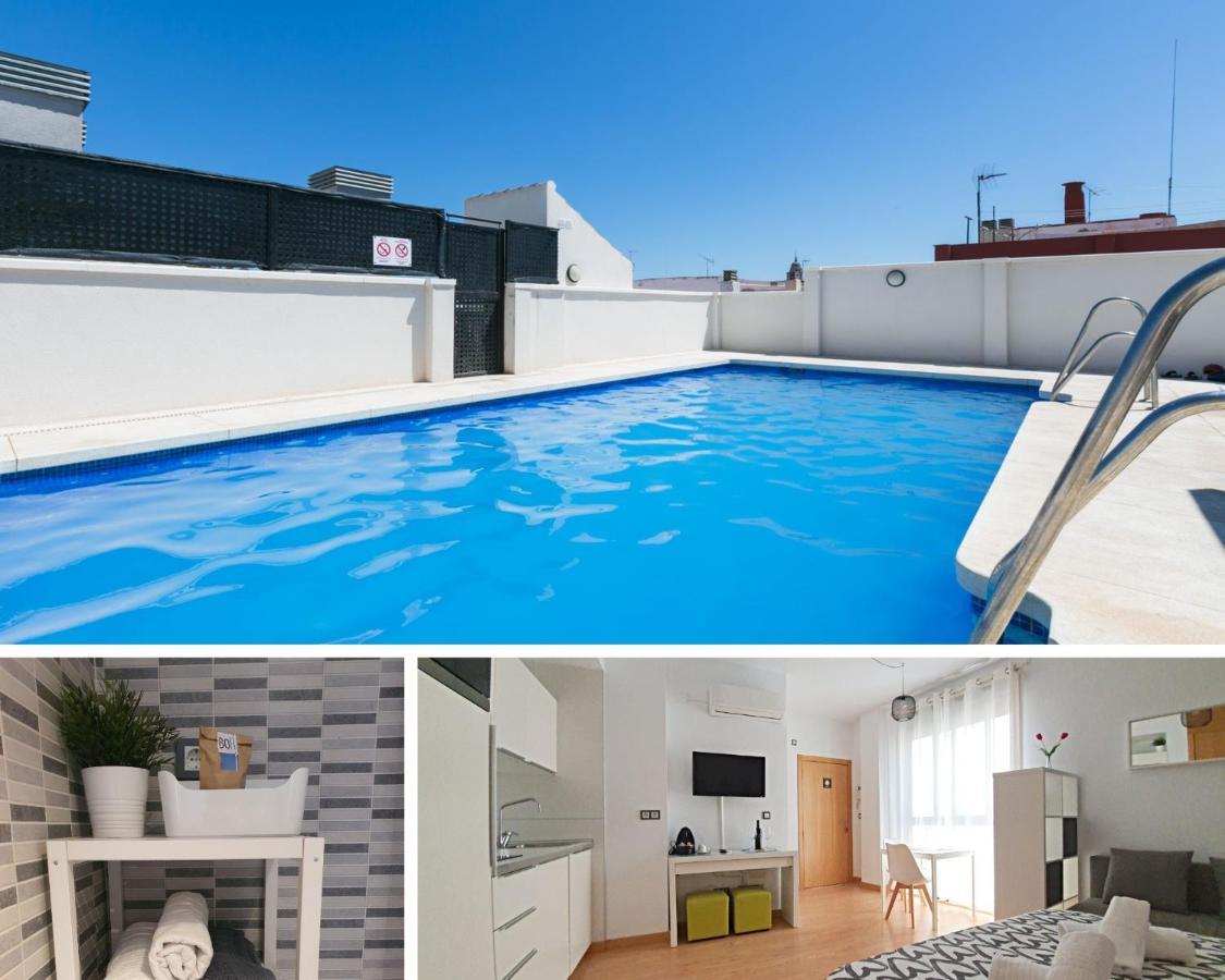 Precioso Estudio Con Piscina Málaga Buitenkant foto